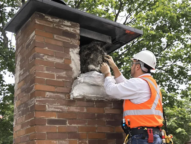Humane removal of debris and animals by Manchester Chimney Sweep in Manchester, CT