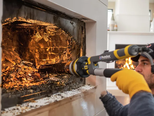 Professional chimney cleaning by Manchester Chimney Sweep in Manchester, CT