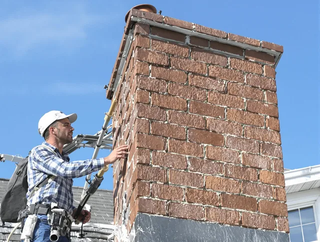 Brickwork for a chimney rebuild by Manchester Chimney Sweep in Manchester, CT