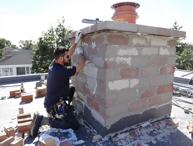 Advanced chimney repair process by Manchester Chimney Sweep in Manchester, CT