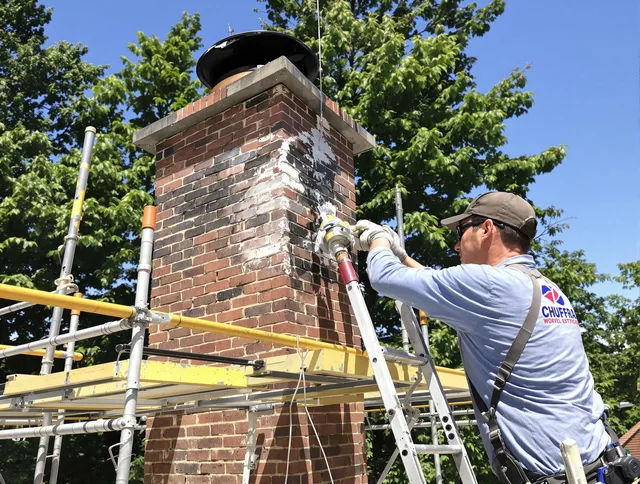 Structural chimney repair by Manchester Chimney Sweep in Manchester, CT