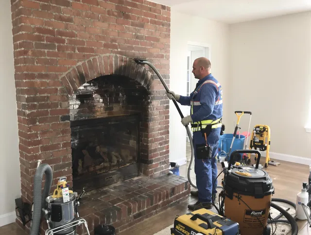 Manchester Chimney Sweep expert performing detailed chimney sweep in Manchester, CT