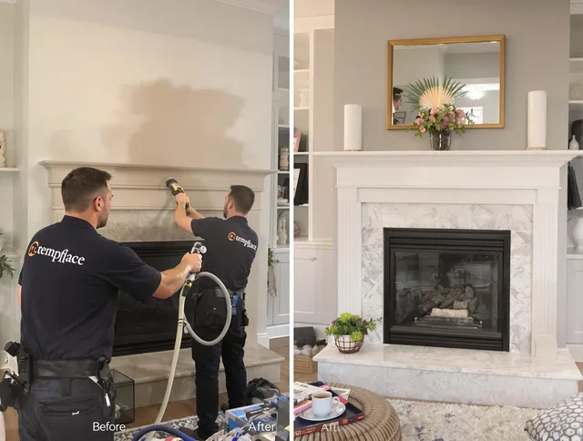 Professional soot removal by Manchester Chimney Sweep team in Manchester, CT